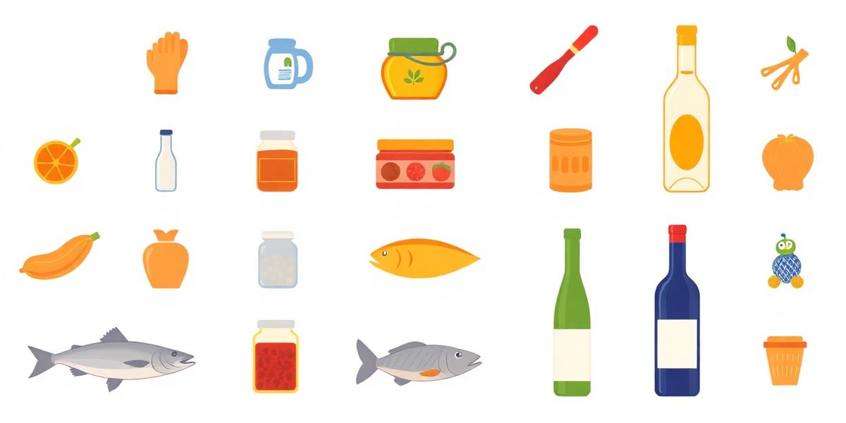 Various food categories commonly assessed for fraud